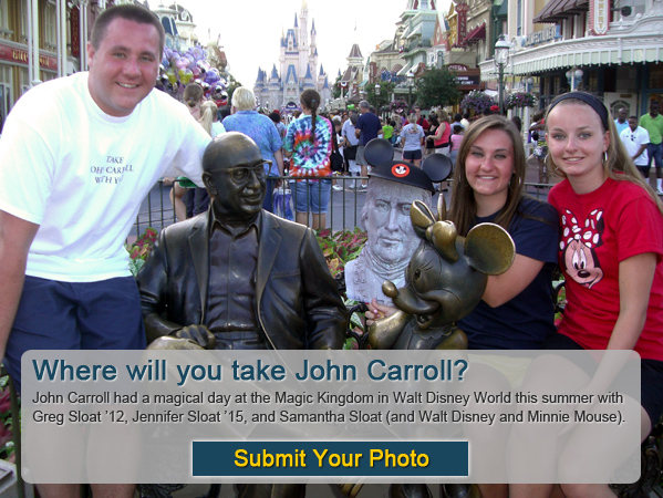 Where will you take John Carroll?